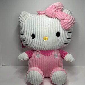Hello Kitty Pink Corduroy Plush Mini Backpack Sanrio New with Tags